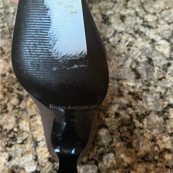 Enzo Angiolini Brown Heeled Boots 7 - Picture 5 of 7